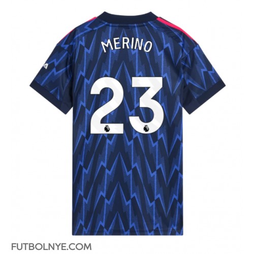 Camiseta Arsenal Mikel Merino #23 Visitante Equipación para mujer 2025-26 manga corta